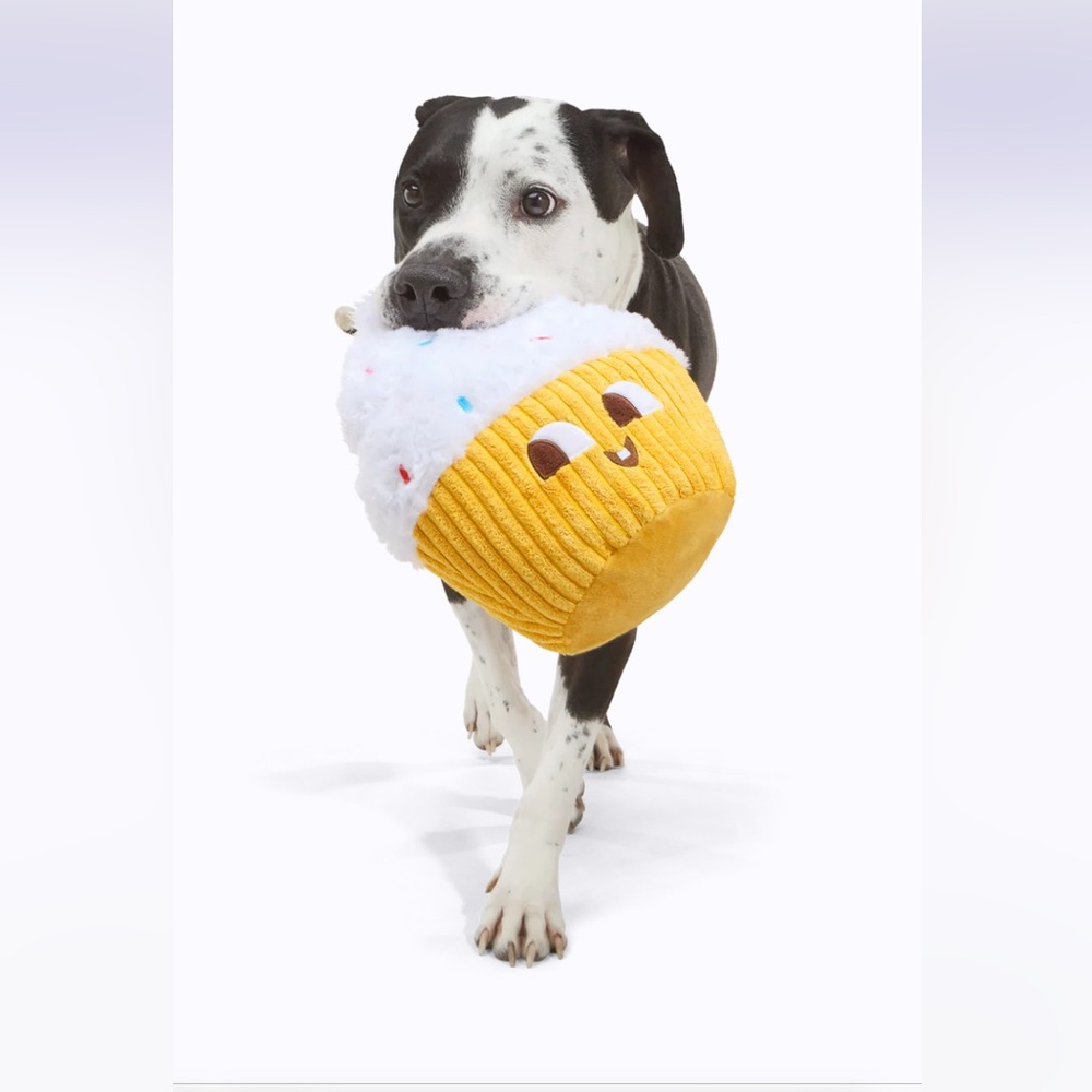 NEW XL BARKBOX DOG TOY-COLOSSAL CUP CAKE❣️